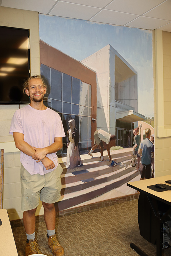 BSSS Faculty Member Creates Mural